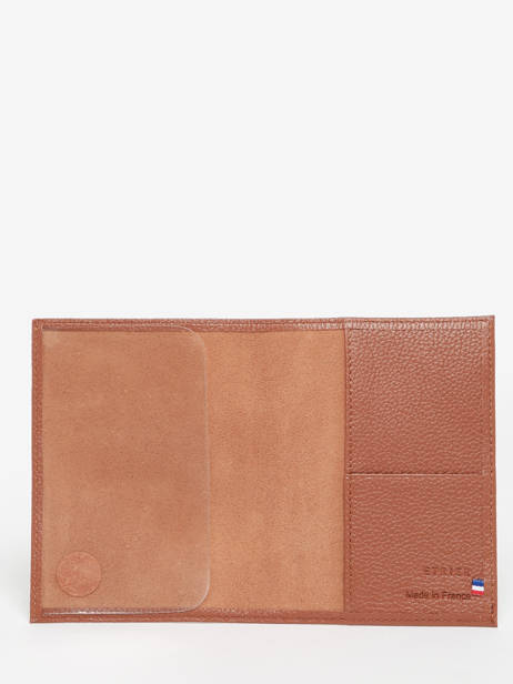 Paspoorthoes Madras Leder Etrier Bruin madras EMAD025 ander zicht 1