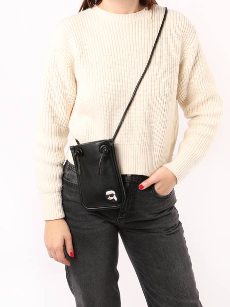 Cross Body Tas K Ikonic 2.0 Karl lagerfeld Zwart k ikonic 2.0 236W3219 ander zicht 1