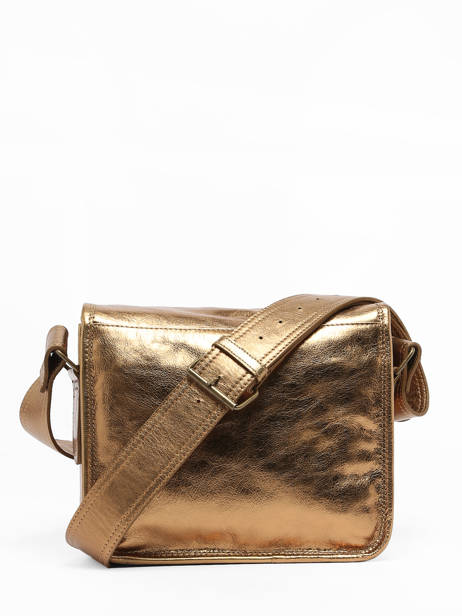 Cross Body Tas La Sacoche Leder Paul marius Goud vintage S ander zicht 4