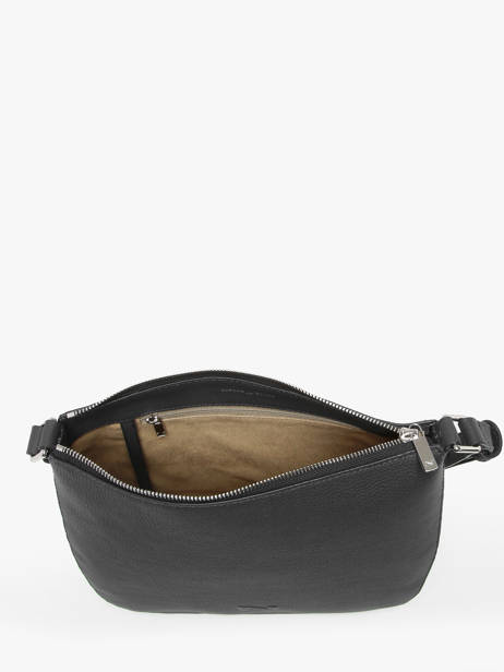 Schoudertas Lou Leder Nathan baume Zwart egee 5 ander zicht 3