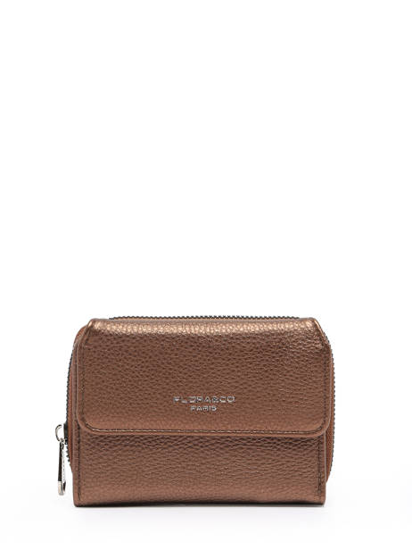 Portemonnee Classic Miniprix Bruin grained H6012