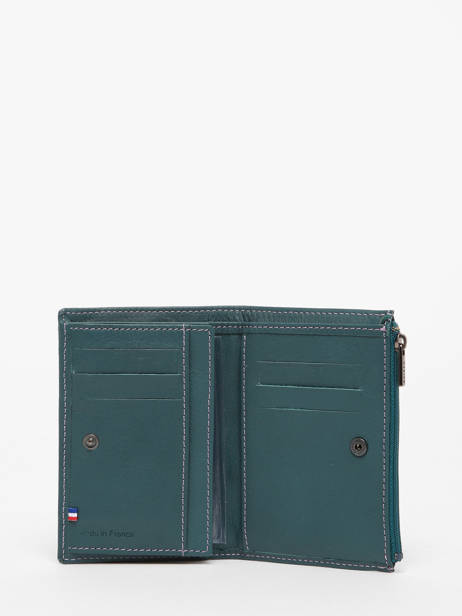 Portefeuille Paris Leder Etrier Blauw paris 371008 ander zicht 1