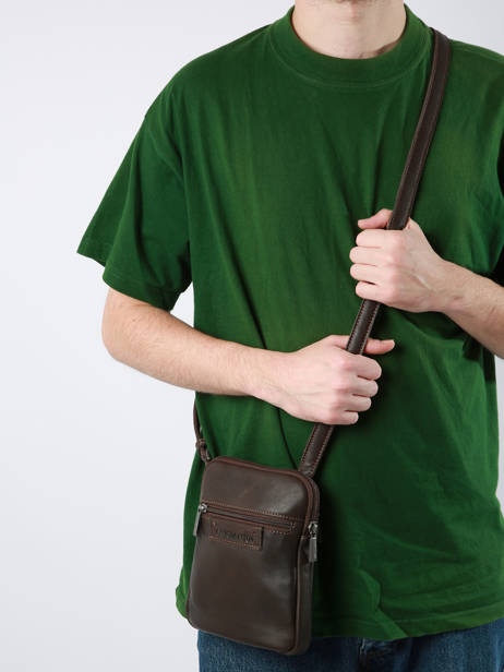 Cross Body Tas Arthur Leder Arthur & aston Bruin johany 8 ander zicht 1