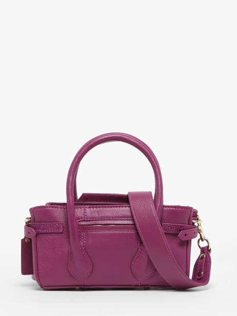 Cross Body Tas Madeleine S Art DÃ©co Leder Paul marius Violet la suite art deco MADEXART ander zicht 4
