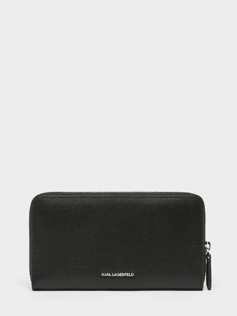 Portefeuille K/ikonik 2.0 Leder Karl lagerfeld Zwart k ikonic 2.0 240W3260 ander zicht 2