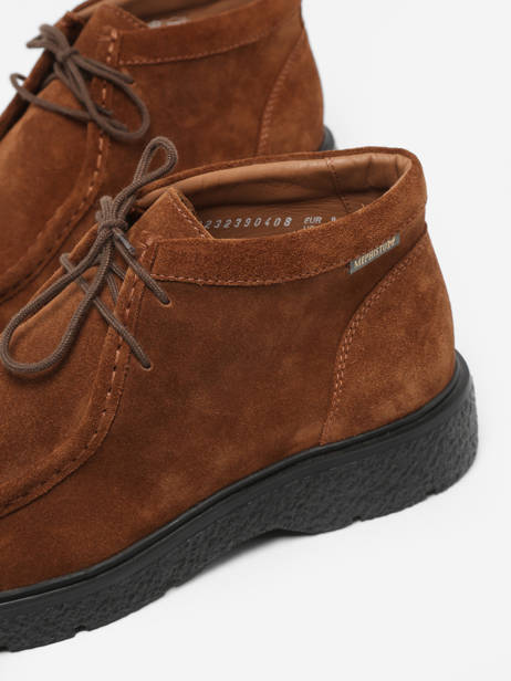 Derby Veterschoenen Evrard Uit Leder Mephisto Bruin men P5140603 ander zicht 3