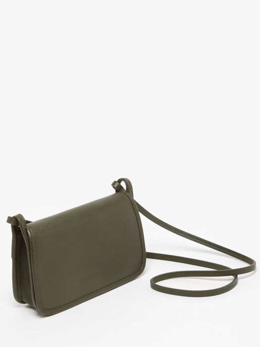 Longchamp Le foulonné Clutch Bruin