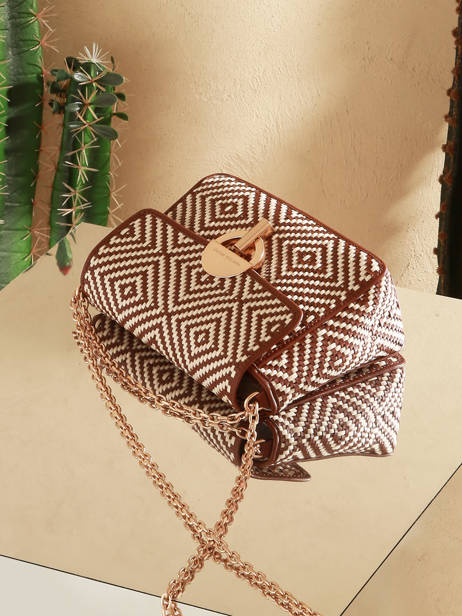 Cross Body Tas Moon Vanessa bruno Roze moon 16V40533 ander zicht 5