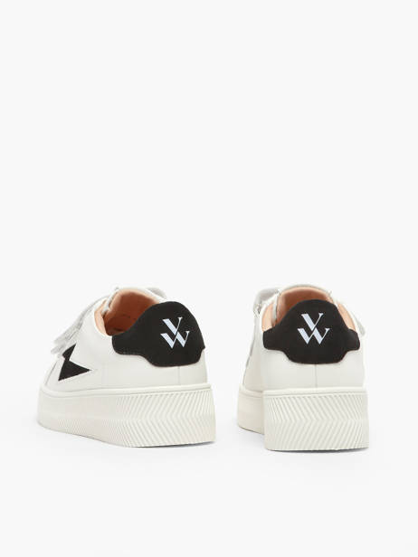 Sneakers Camelia Vanessa wu Zwart women BK2658NR ander zicht 4