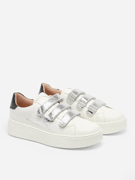 Sneakers Marilou Vanessa wu Zilver women BK2387AG ander zicht 3