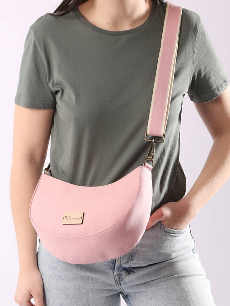 Cross Body Tas Figuier Woomen Roze figuier WFIG01 ander zicht 1