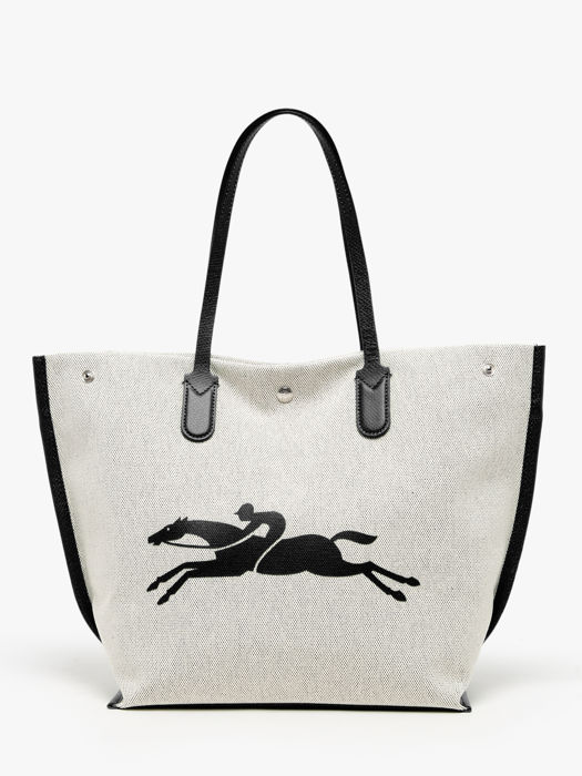 Longchamp Essential toile Schoudertas Beige