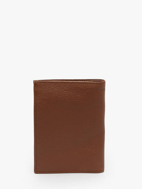Portefeuille Leder Madras Etrier Bruin madras EMAD271 ander zicht 3