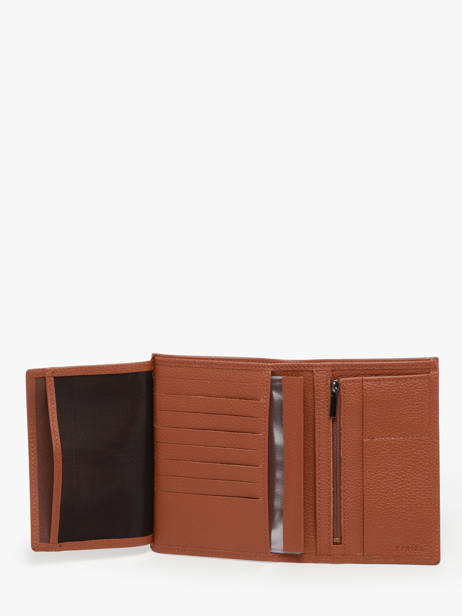 Portefeuille Madras Leder Etrier Bruin madras EMAD442 ander zicht 2