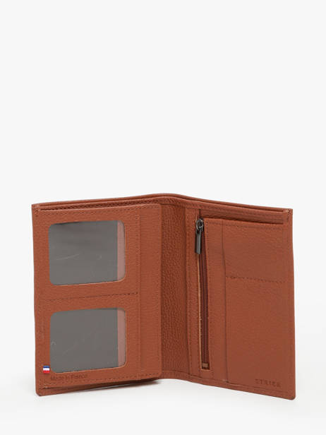 Portefeuille Madras Leder Etrier Bruin madras EMAD442 ander zicht 1