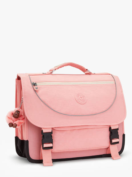 Boekentas 2 Compartimenten Kipling Roze back to school / pbg PBG12074 ander zicht 2