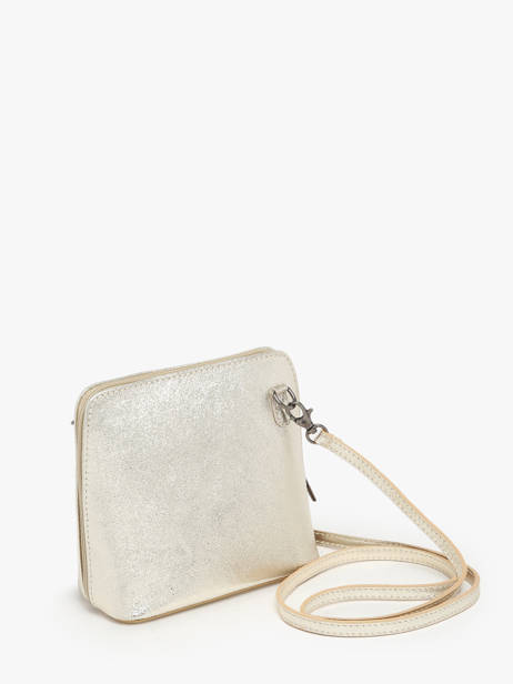 Cross Body Tas Nine Leder Milano Goud nine NI23117N ander zicht 2