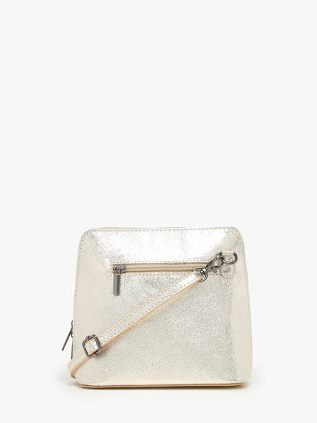 Cross Body Tas Nine Leder Milano Goud nine NI23117N ander zicht 4