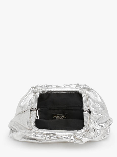 Cross Body Tas Nine Leder Milano Zilver nine NI23112 ander zicht 3