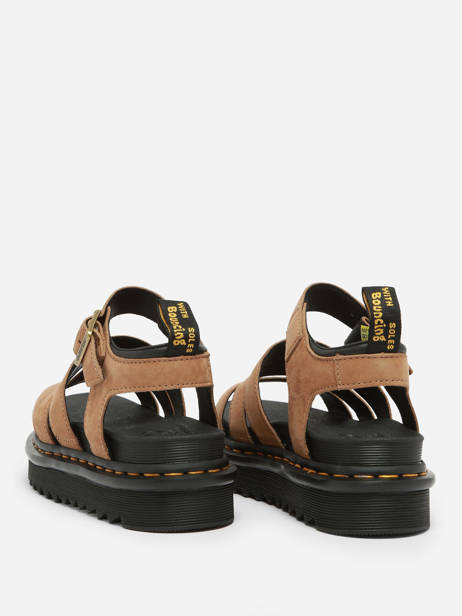 Sandalen Blaire Uit Leder Dr martens Bruin women 31735439 ander zicht 4