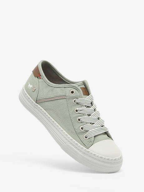 Sneakers Mustang Groen women 1376303 ander zicht 1