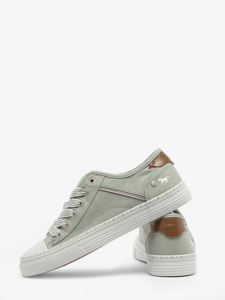 Sneakers Mustang Groen women 1376303 ander zicht 4