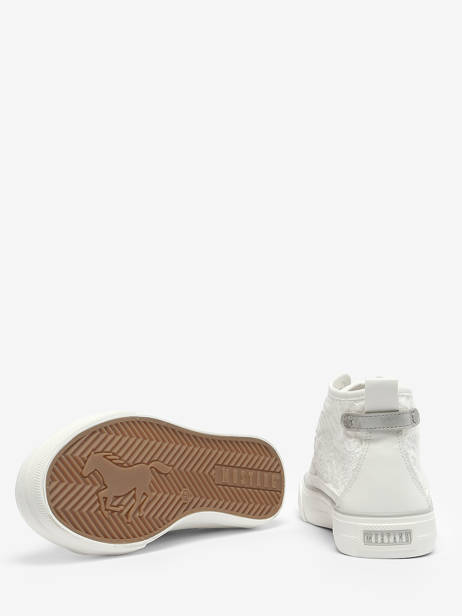Sneakers Mustang Wit women - 01272502 ander zicht 4