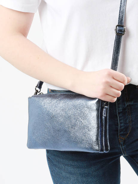 Cross Body Tas Nine Milano Blauw nine NI23116 ander zicht 1