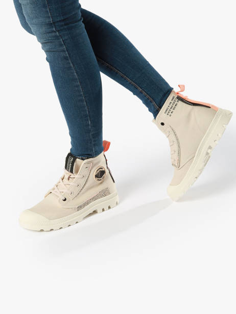 Sneakers Pampa Underlayer Palladium Beige women 99183297 ander zicht 2