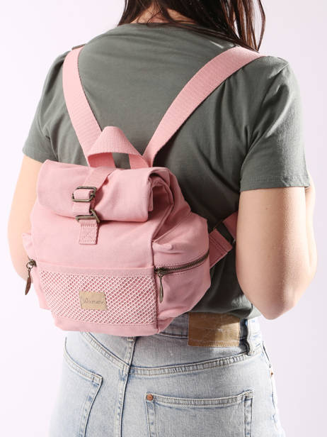 Rolltop Rugzak S Narcisse Woomen Roze narcisse WNAR04 ander zicht 1