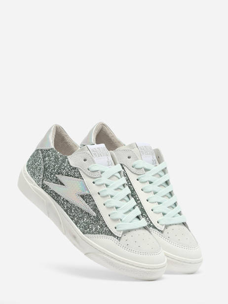 Sneakers Taline Uit Leder Semerdjian Groen women TAL11746 ander zicht 3
