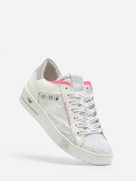 Sneakers Hova Uit Leder Semerdjian Wit women HOV11574 ander zicht 1