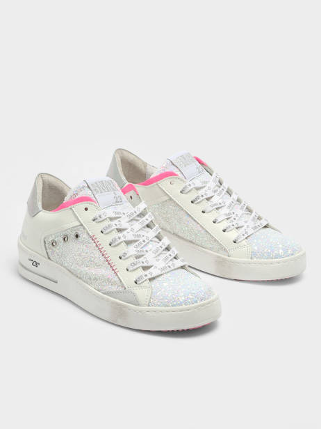 Sneakers Hova Uit Leder Semerdjian Wit women HOV11574 ander zicht 3