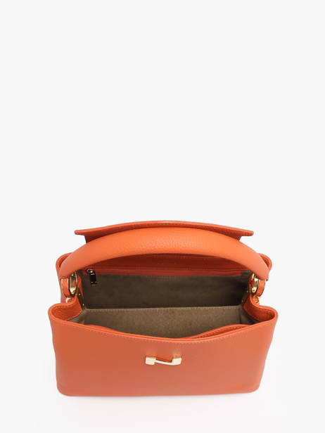 Handtas Magnolia Leder Nathan baume Oranje eden 3 ander zicht 3