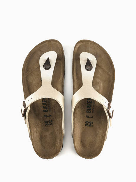 Slippers Gizeh Birkenstock Wit women 943873 ander zicht 4