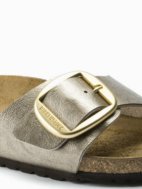 Slippers Madrid Big Buckle Birkenstock Beige women 1016237 ander zicht 1