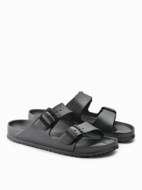 Slippers Arizona Birkenstock Grijs women 1001498 ander zicht 3