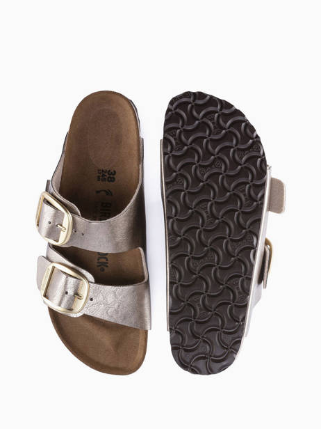 Slippers Arizona Big Buckle Birkenstock Beige women 1020882 ander zicht 3