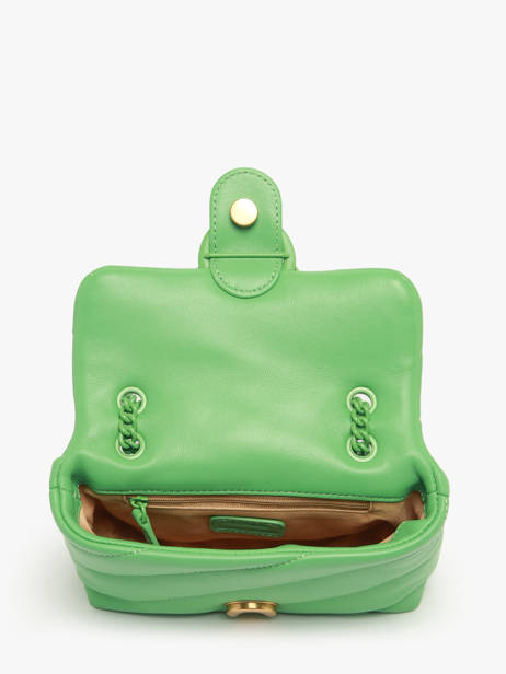 Cross Body Tas Love Bag Puff Leder Pinko Groen love bag puff A1JO ander zicht 3