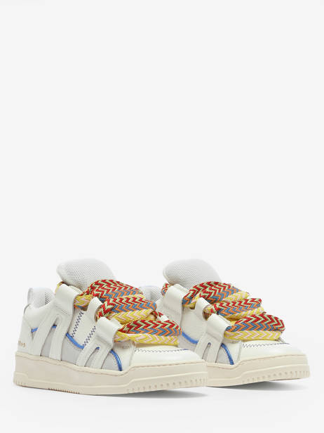 Sneakers Inna Uit Leder Semerdjian Veelkleurig women INN11214 ander zicht 3