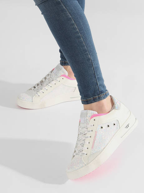 Sneakers Hova Uit Leder Semerdjian Wit women HOV11574 ander zicht 2