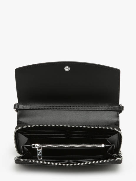 Cross Body Tas K/circle Leder Karl lagerfeld Zwart k circle 241W3219 ander zicht 3