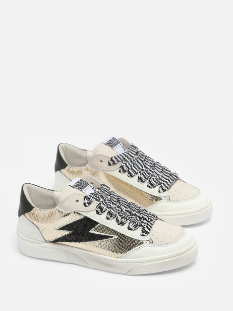 Sneakers Taline Uit Leder Semerdjian Zwart women TAL11752 ander zicht 3