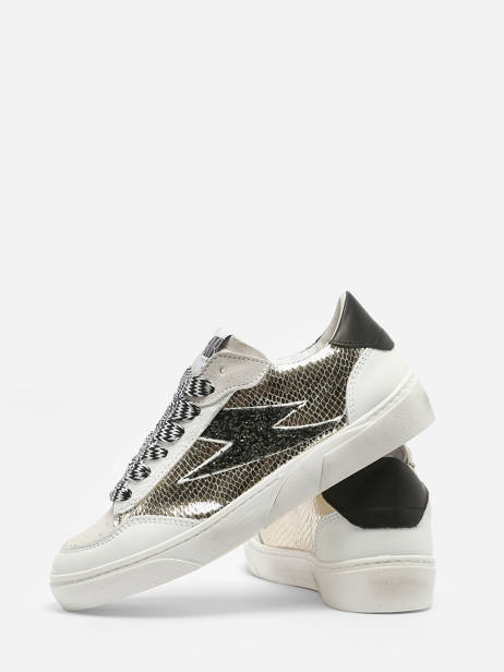 Sneakers Taline Uit Leder Semerdjian Zwart women TAL11752 ander zicht 4