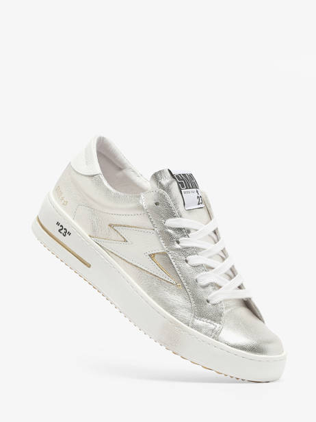 Sneakers Maya Uit Leder Semerdjian Zilver women MAYA7992 ander zicht 1
