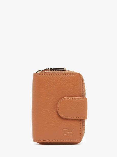 Portefeuille Leder Crinkles Oranje caviar 14277