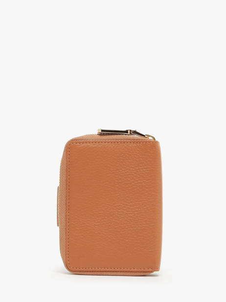 Portefeuille Leder Crinkles Oranje caviar 14277 ander zicht 2