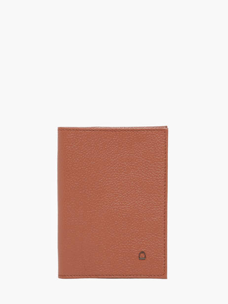 Paspoorthoes Madras Leder Etrier Bruin madras EMAD025