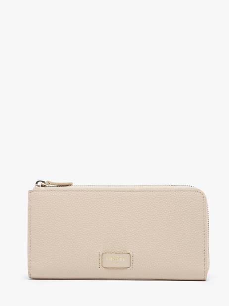Portefeuille Ninon Leder Lancel Beige ninon A09974