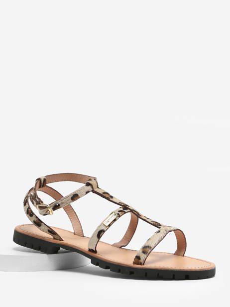 Sandalen Uit Leder Les tropeziennes Goud women HEXOM ander zicht 1